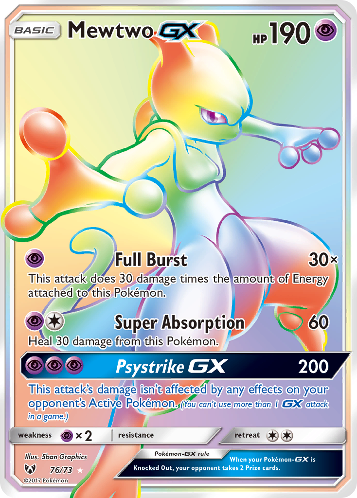 Mewtwo-GX - Shining Legends SET-76