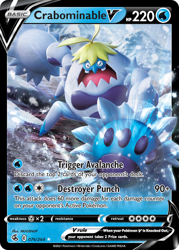 Crabominable V - Fusion Strike SET-76
