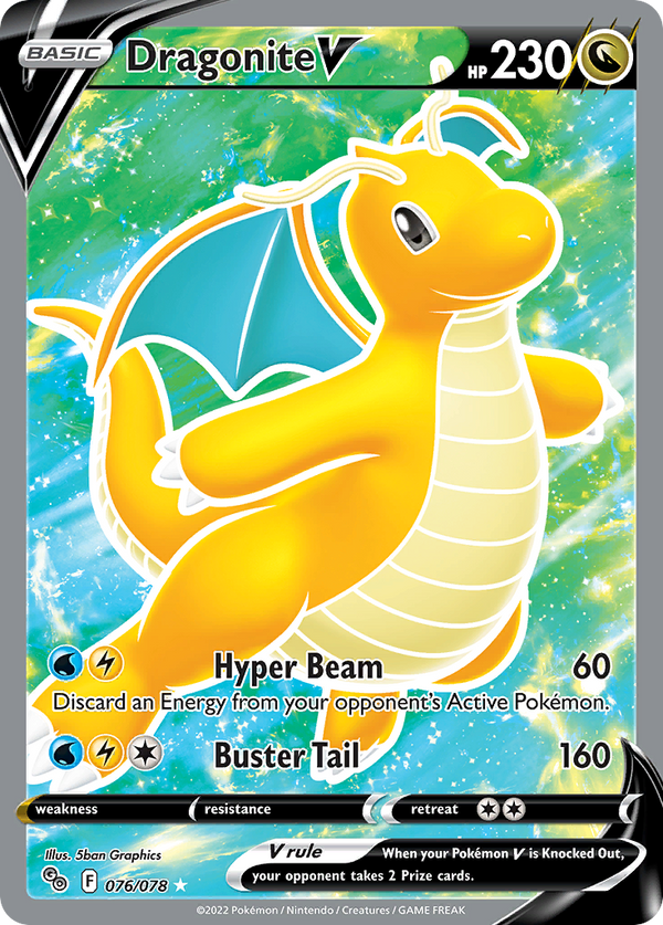 Dragonite V - Pokemon GO SET-76