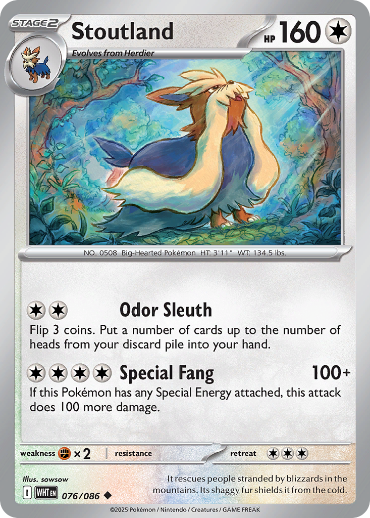 Stoutland - White Flare SET-76