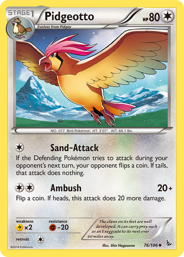 Pidgeotto - Flashfire SET-76