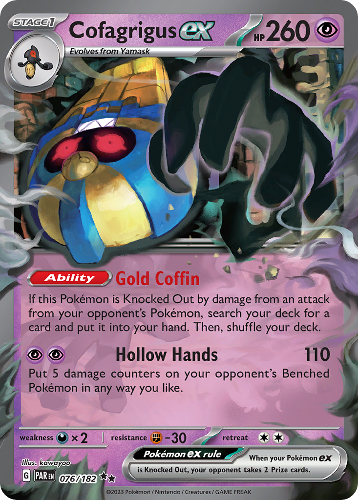 Cofagrigus EX - Paradox Rift SET-76