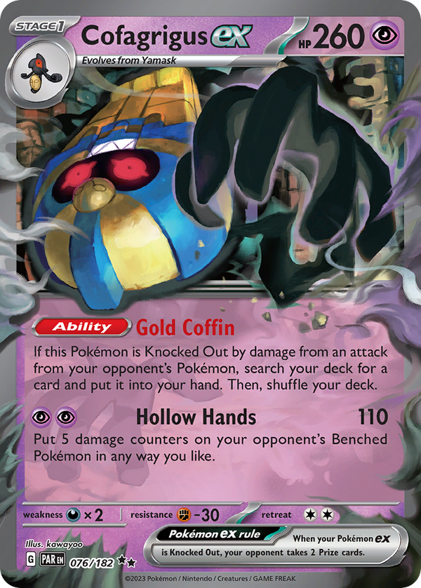 Cofagrigus EX - Paradox Rift SET-76