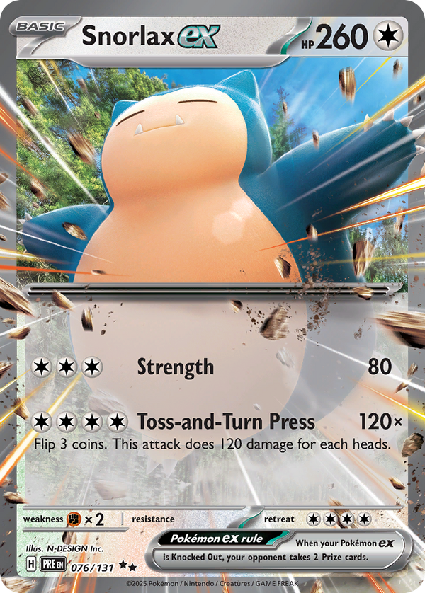 Snorlax EX - Prismatic Evolutions SET-76