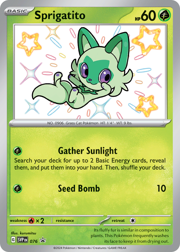 Sprigatito - Scarlet & Violet Black Star Promos SET-76