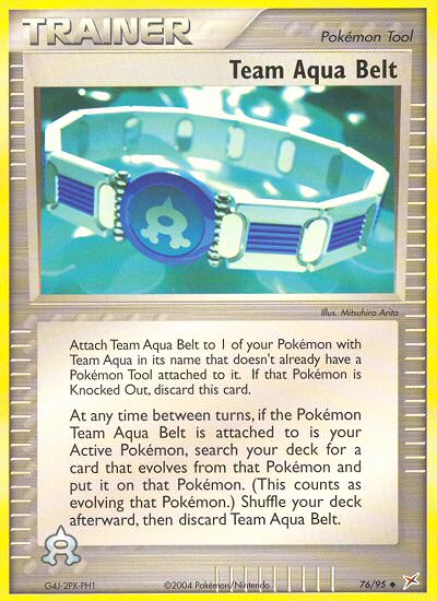 Team Aqua Belt - Team Magma vs Team Aqua SET-76