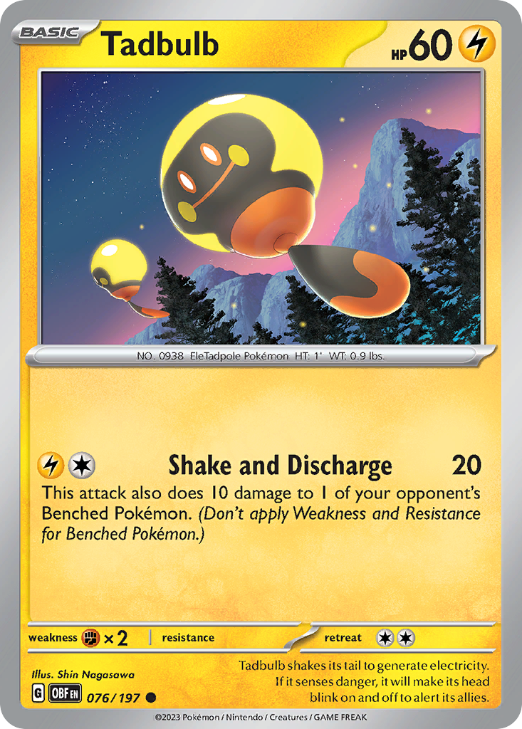 Tadbulb - Obsidian Flames SET-76