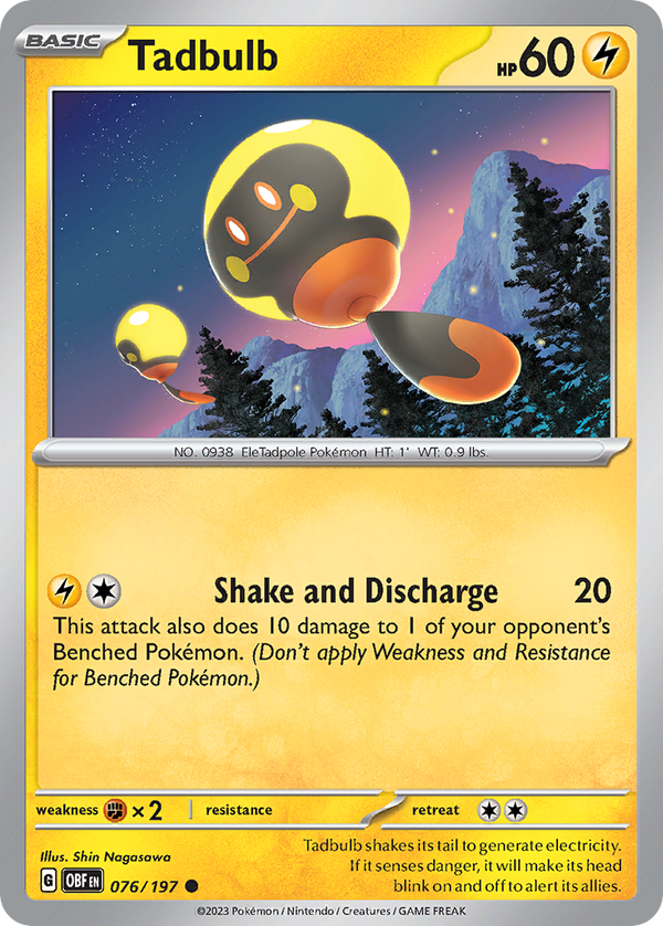 Tadbulb - Obsidian Flames SET-76