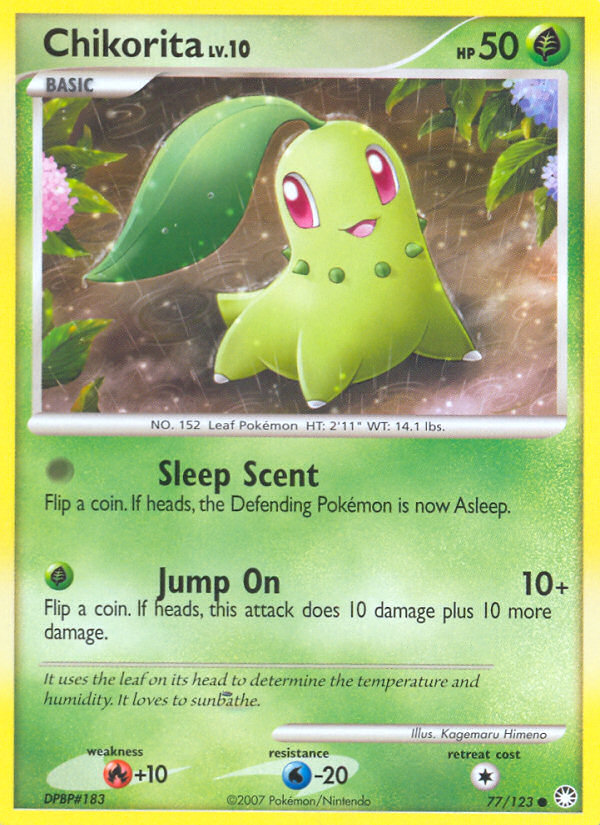 Chikorita - Mysterious Treasures SET-77