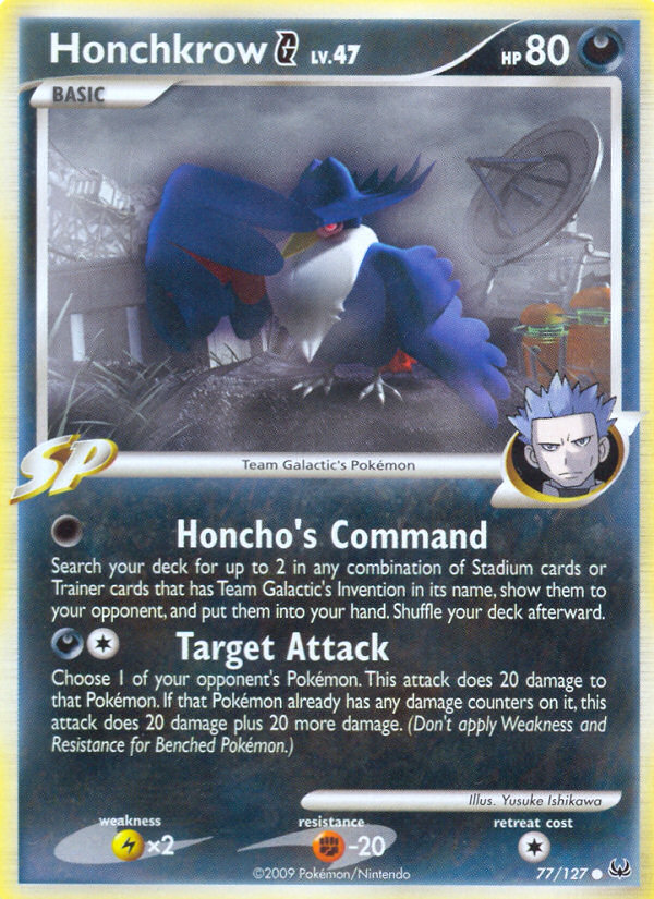 Honchkrow G - Platinum SET-77