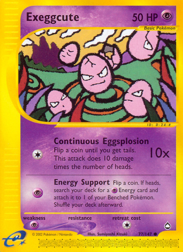 Exeggcute - Aquapolis SET-77