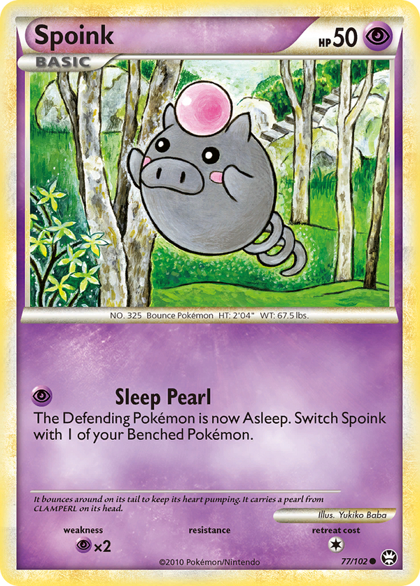 Spoink - HS Triumphant SET-77