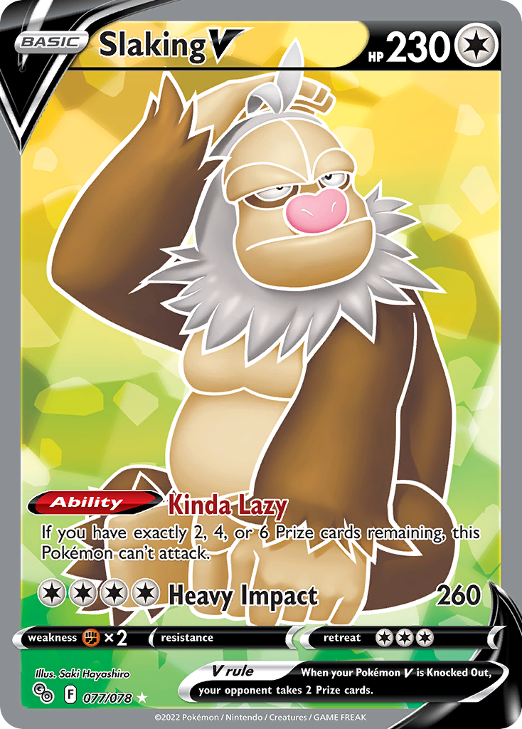 Slaking V - Pokemon GO SET-77