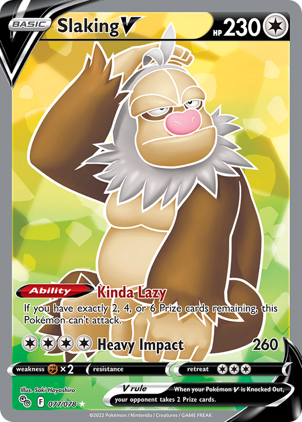 Slaking V - Pokemon GO SET-77