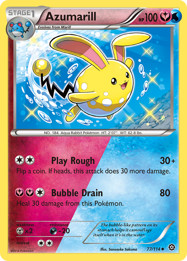 Azumarill - Steam Siege SET-77