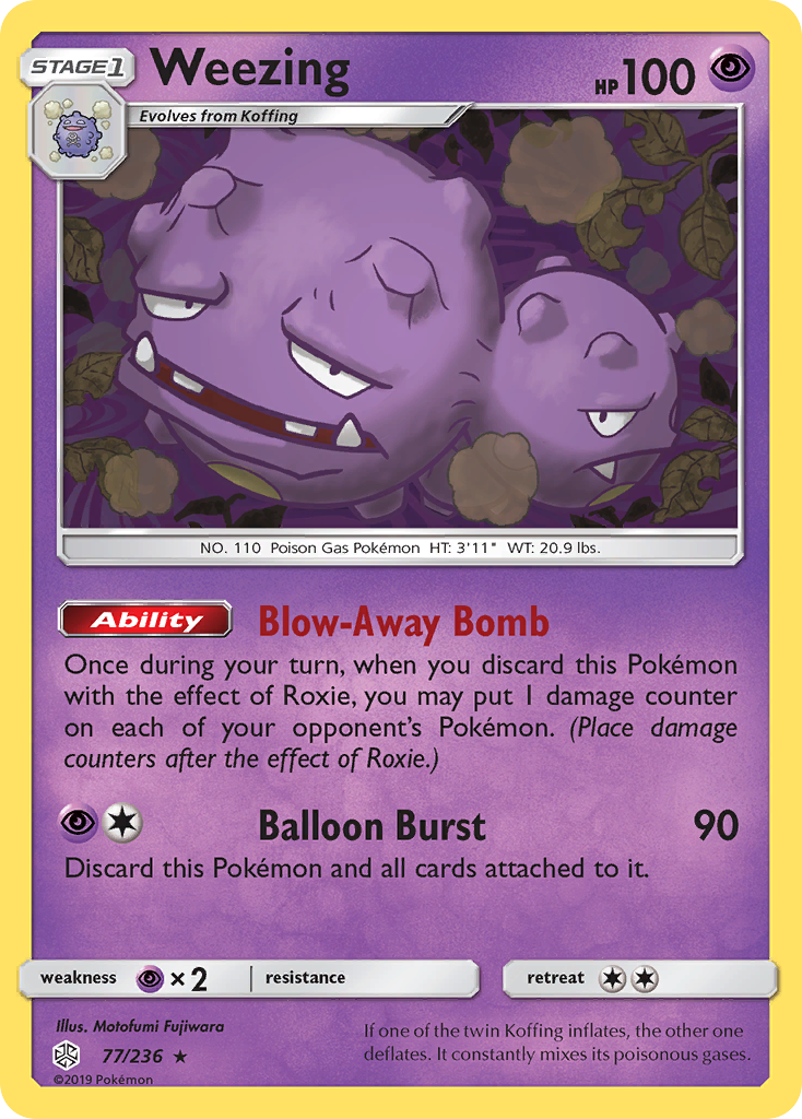Weezing - Cosmic Eclipse SET-77