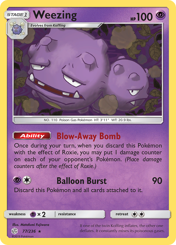 Weezing - Cosmic Eclipse SET-77