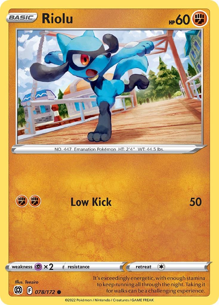 Riolu - Brilliant Stars SET-78
