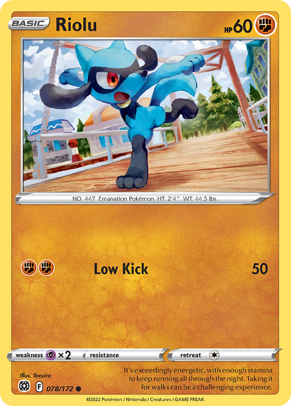 Riolu - Brilliant Stars SET-78