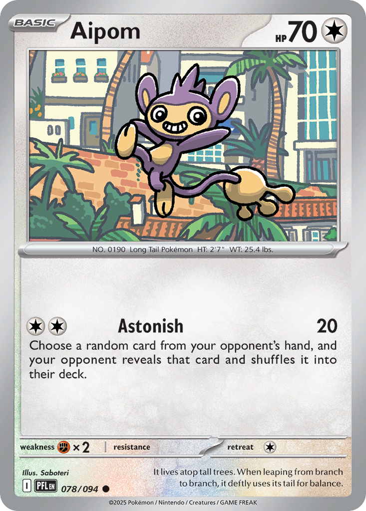 Aipom - Phantasmal Flames SET-78