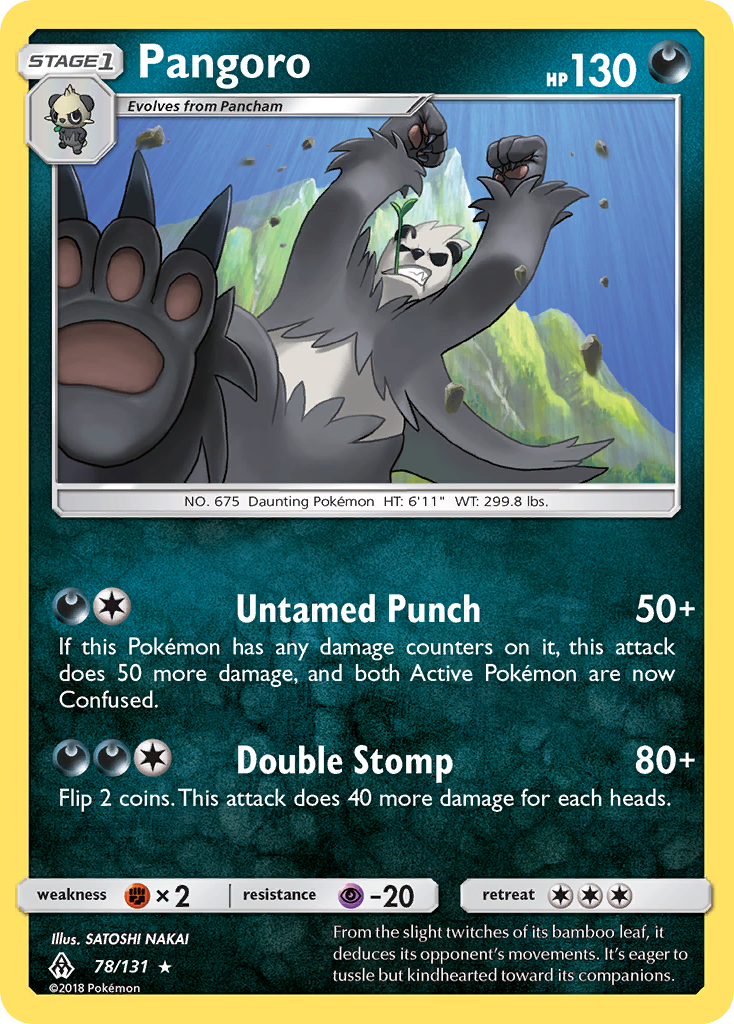 Pangoro - Forbidden Light SET-78