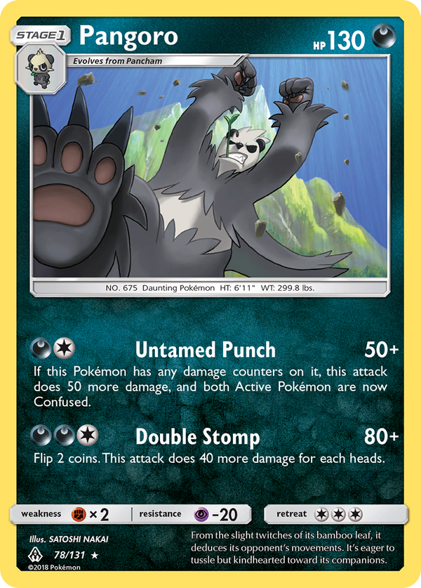 Pangoro - Forbidden Light SET-78