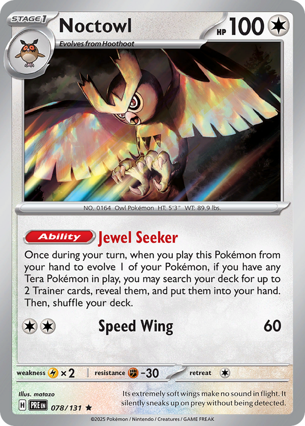 Noctowl - Prismatic Evolutions SET-78
