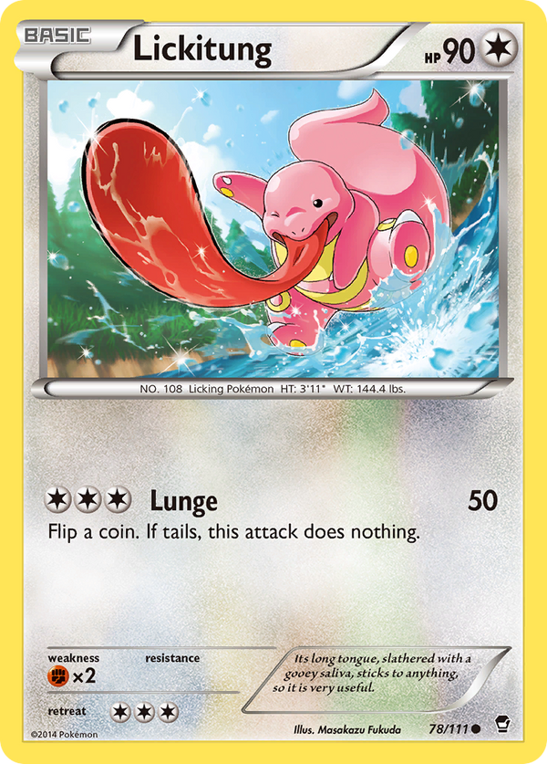 Lickitung - Furious Fists SET-78
