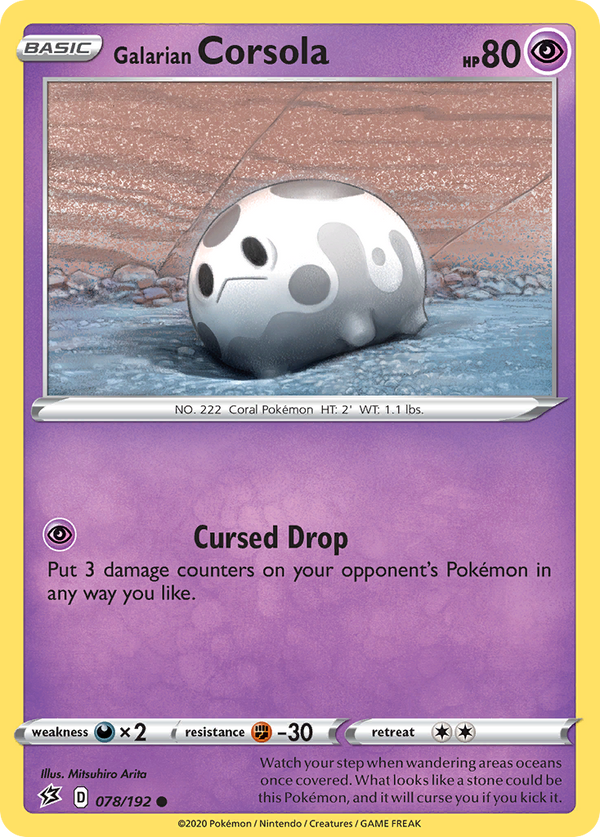 Galarian Corsola - Rebel Clash SET-78