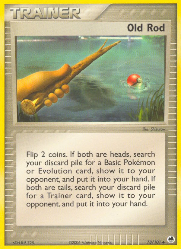 Old Rod - Dragon Frontiers SET-78
