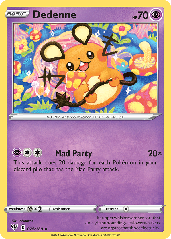 Dedenne - Darkness Ablaze SET-78