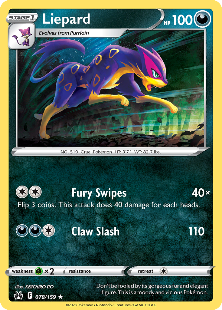 Liepard - Crown Zenith SET-78