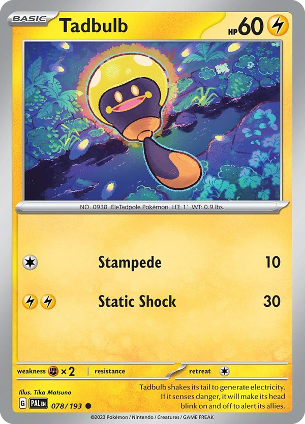 Tadbulb - Paldea Evolved SET-78