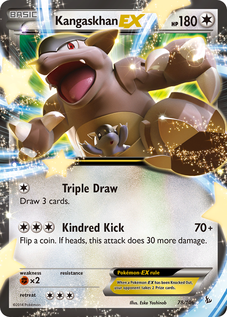 Kangaskhan-EX - Flashfire SET-78