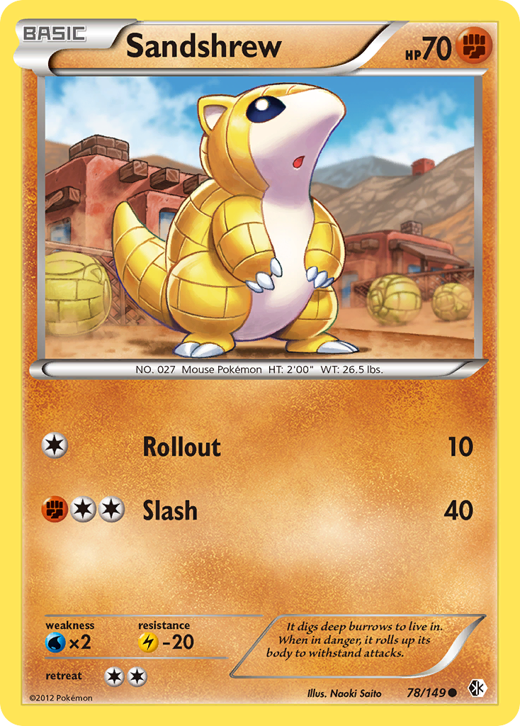 Sandshrew - Boundaries Crossed SET-78