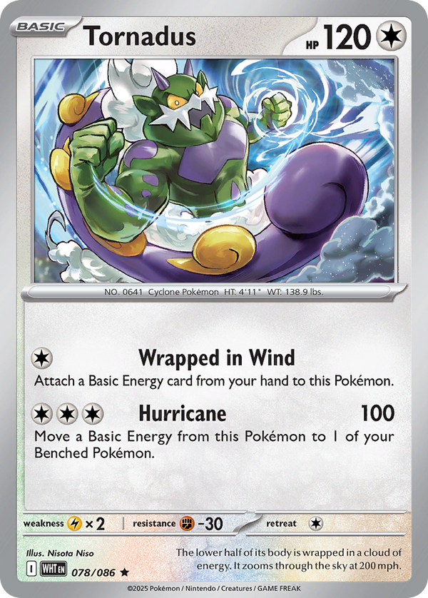 Tornadus - White Flare SET-78