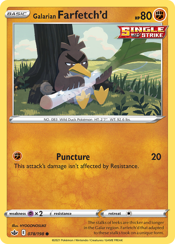 Galarian Farfetch'd - Chilling Reign SET-78