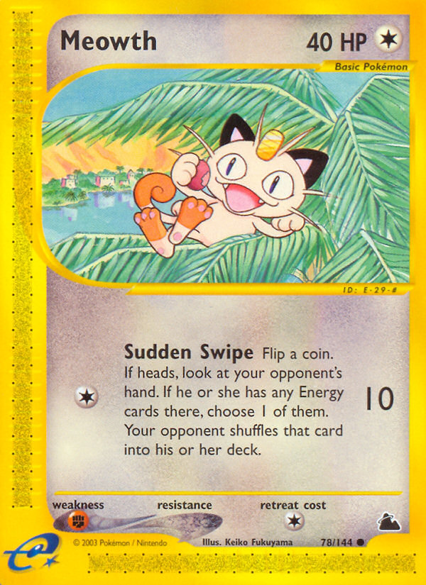 Meowth - Skyridge SET-78