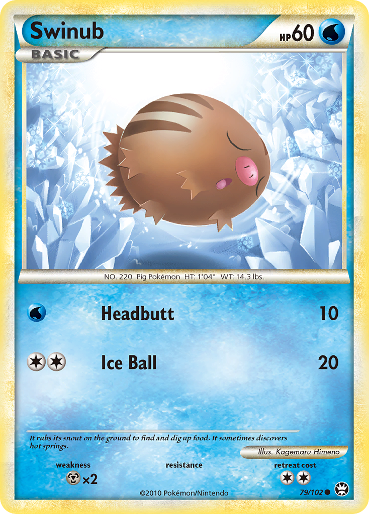 Swinub - HS Triumphant SET-79
