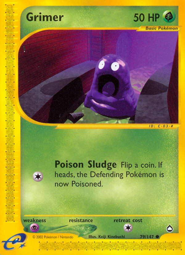 Grimer - Aquapolis SET-79