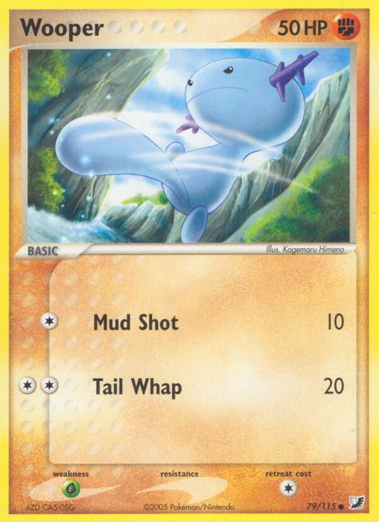 Wooper (Unseen Forces SET) (Pokémon) (Basic) (Fighting) (HP: 50) (Common) (PKM Unseen Forces SET-97)