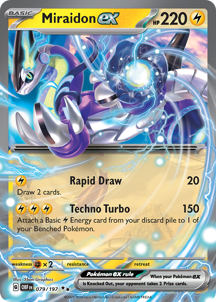 Miraidon EX - Obsidian Flames SET-79