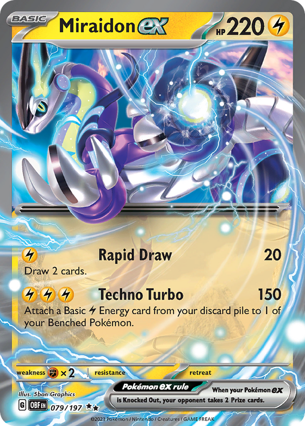 Miraidon EX - Obsidian Flames SET-79