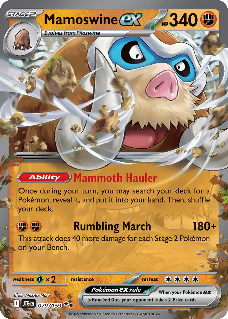 Mamoswine EX - Journey Together SET-79