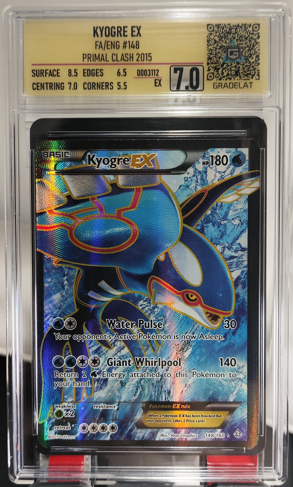 Kyogre-EX Primal Clash SET-148 — imagen del vendedor