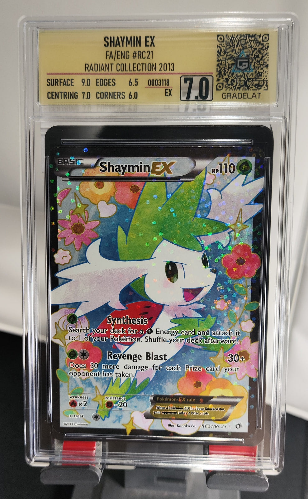 Shaymin-EX Legendary Treasures SET-RC21 — imagen del vendedor