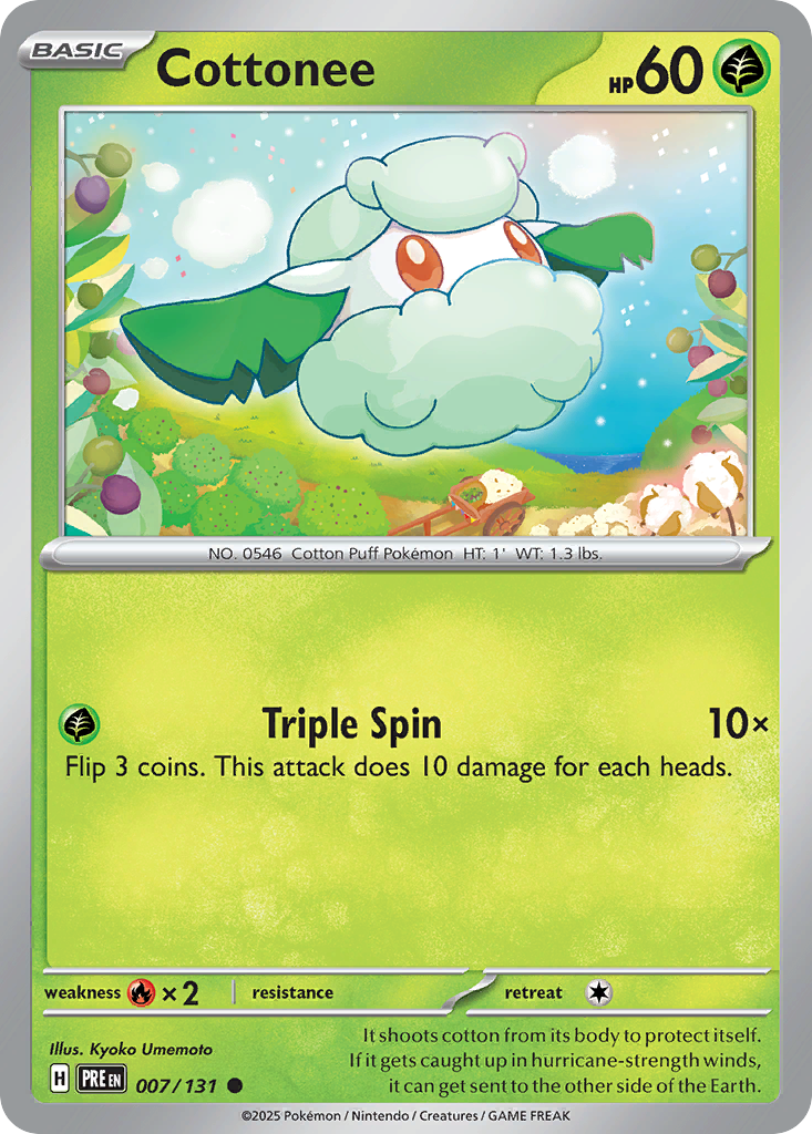 Cottonee - Prismatic Evolutions SET-7