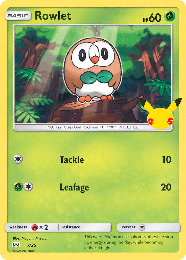 Rowlet - McDonald's Collection 2021 SET-7