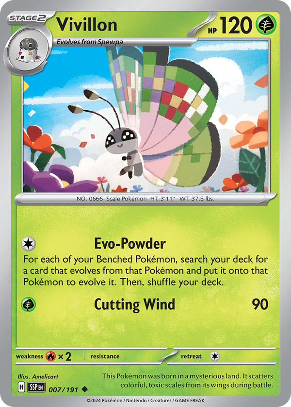 Vivillon - Surging Sparks SET-7