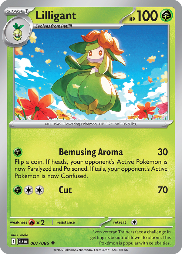 Lilligant - Black Bolt SET-7